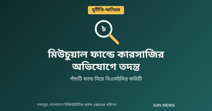 মিউচুয়াল ফান্ডে কারসাজির অভিযোগে তদন্ত