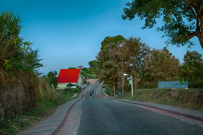 সাজেক সড়কে অবরোধ - সাজেকের পাহাড়ি সড়ক